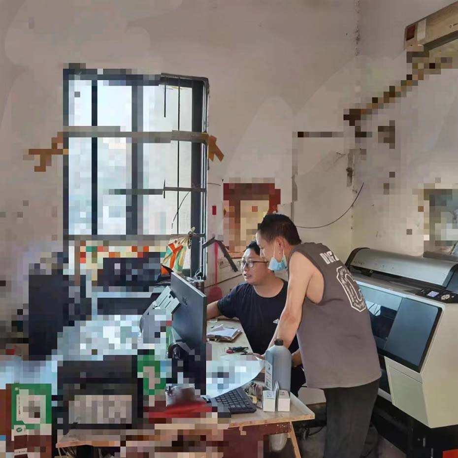 菲林打印機安裝現場